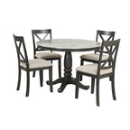 Ensemble de table à manger et chaises 5 pièces pour 4 personnes
