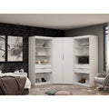 Mulberry 2.0 Semi-ouvert 3 sections Moderne 4 tiroirs Armoire d'angle Ensemble de 3
