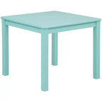 Ensemble table et chaises eHemco en bois massif pour enfants (4 chaises incluses), ensemble de 5 pièces