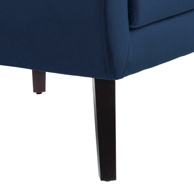 Lot de 2 fauteuils d'appoint en velours pour salon