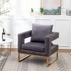 Fauteuil d'appoint contemporain rembourré Lenola de Roundhill Furniture