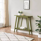 Kings Brand Furniture – Console étroite avec étagère de rangement pour couloir, entrée, vestibule, salon