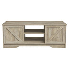 47 table basse rustique de ferme avec rangement et portes coulissantes