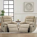 Fauteuil inclinable manuel classique et traditionnel, ensemble de 2