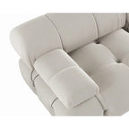 Canapé modulable réversible 3 places en velours