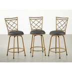 Tabourets Alyssa à hauteur réglable et pivotants Simple Living (lot de 3)