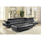 Canapé sectionnel en L 2 pièces en similicuir Riveredge de 277 cm de large - 76L x 109W x 28H