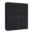 Armoire Bariloche avec tringles, étagères et 2 tiroirs