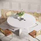 Table à manger ronde de 120 cm pour 4 personnes