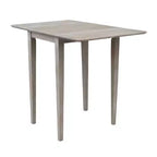 Table à manger avec rallonges expresso, 4 places
