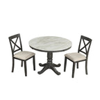 Ensemble de table à manger et chaises 5 pièces pour 4 personnes