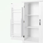 Meuble de rangement pour salle de bain avec portes et tiroir