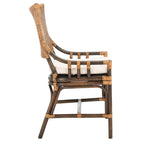 Chaise de jardin en rotin avec coussin 22 L x 24 P x 37 H 22L x 24P x 37H
