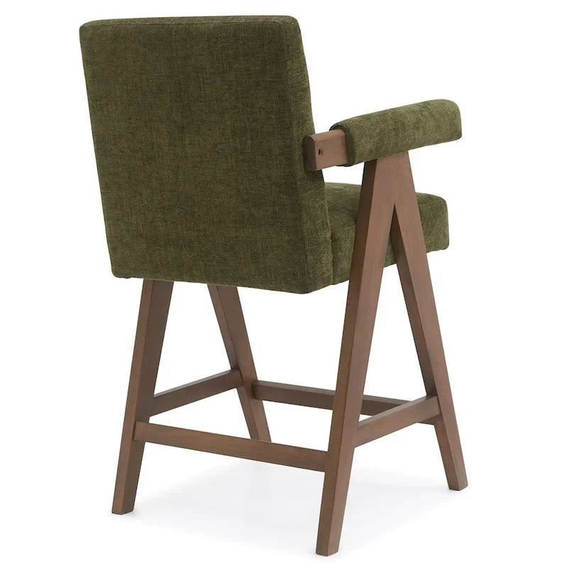 Tabouret de comptoir rembourré contemporain, unité