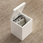 Table basse relevable pliable avec 4 tabourets et rangement
