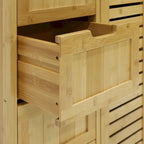Meuble de rangement sur pied pour salle de bain VEIKOUS avec 4 tiroirs