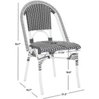 Chaise Torino Intérieur/Extérieur (Lot de 2) - PAT7550 - Safavieh