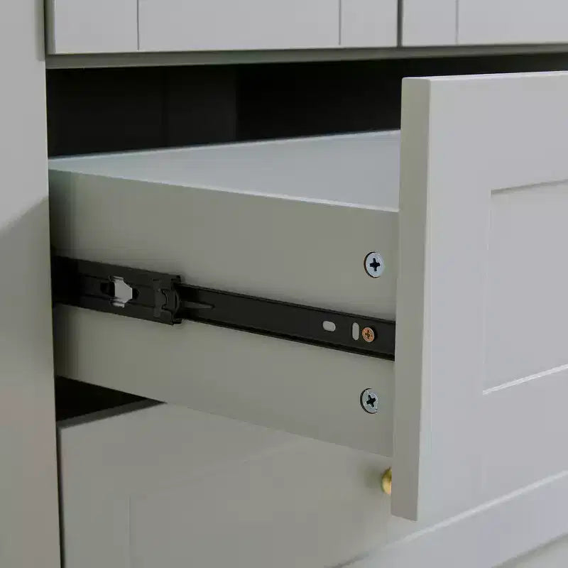Armoire de rangement de cuisine sur pied Whisen 71H, grand buffet de salle à manger avec 6 portes et étagères réglables