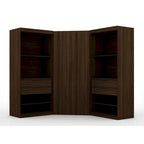 Mulberry 2.0 Semi-ouvert 3 sections Moderne 4 tiroirs Armoire d'angle Ensemble de 3