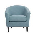 Fauteuils d'appoint modernes en forme de tonneau, Fauteuils club confortables