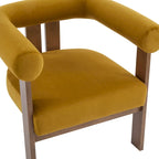 Fauteuil d'appoint Gilbert moderne à accoudoirs ronds par Christopher Knight Home