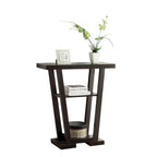 Table console Newport V avec étagères de Convenience Concepts