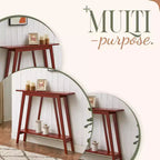 Kings Brand Furniture – Console étroite avec étagère de rangement pour couloir, entrée, vestibule, salon