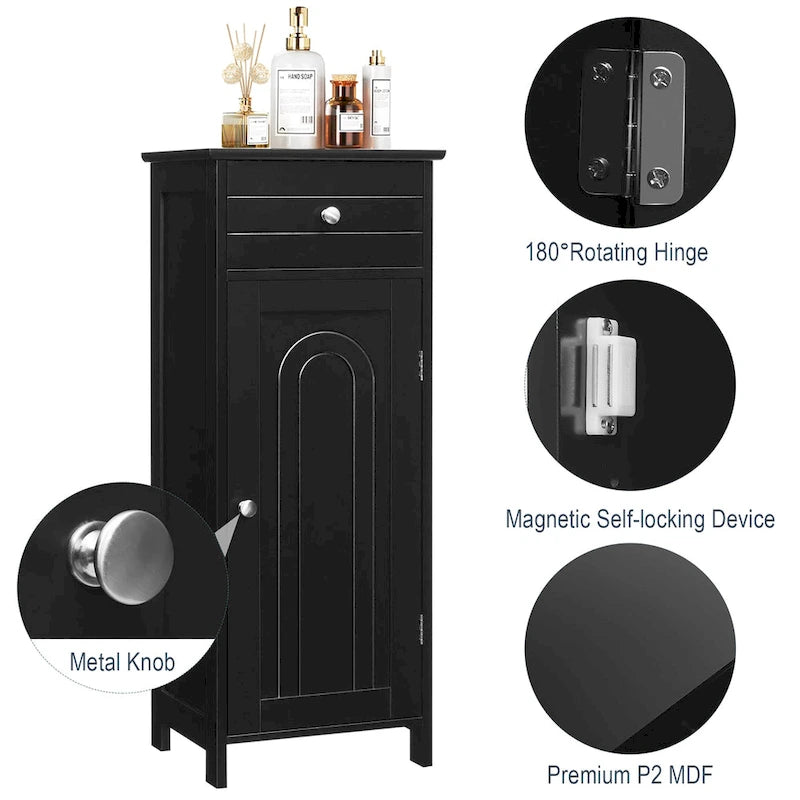 Meuble de Rangement sur Pied pour Salle de Bain
