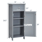 Meuble de Rangement sur Pied pour Salle de Bain