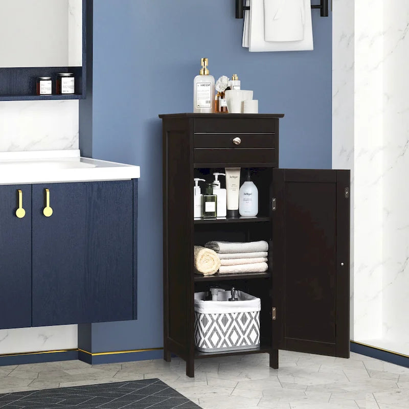 Meuble de Rangement sur Pied pour Salle de Bain