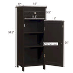 Meuble de Rangement sur Pied pour Salle de Bain