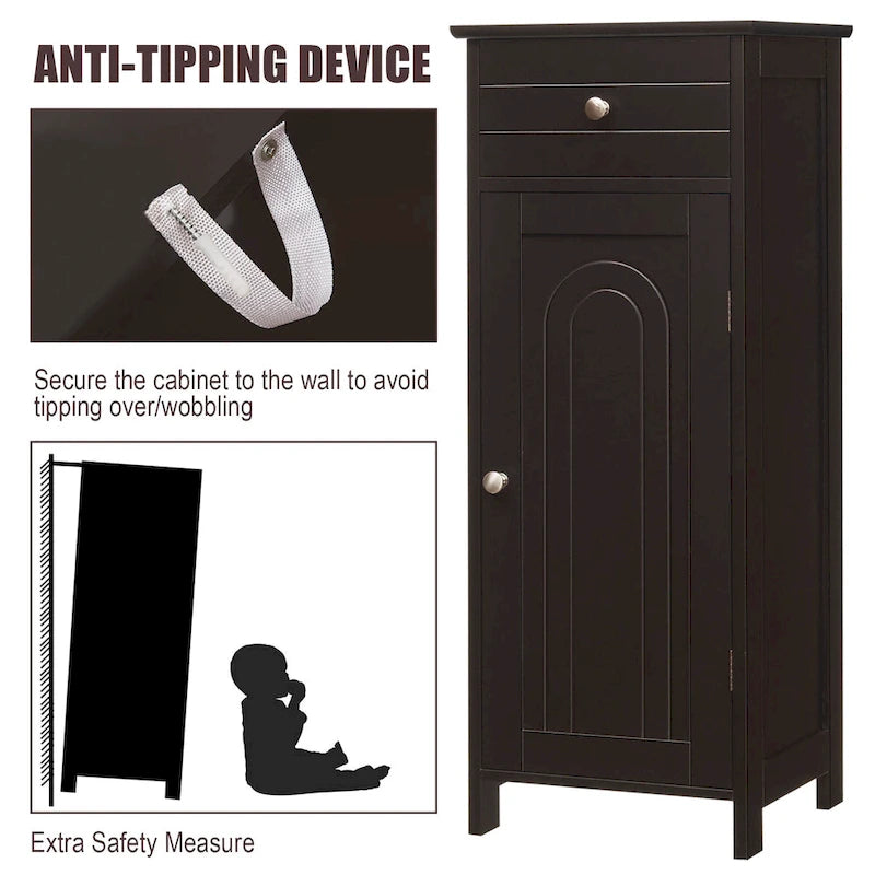 Meuble de Rangement sur Pied pour Salle de Bain
