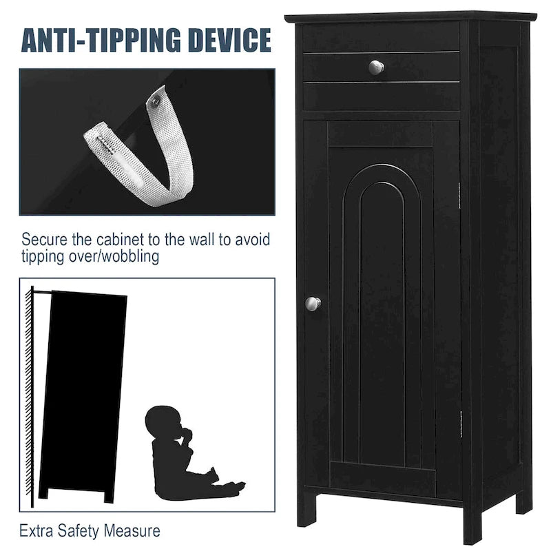 Meuble de Rangement sur Pied pour Salle de Bain