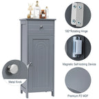 Meuble de Rangement sur Pied pour Salle de Bain