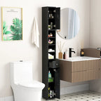 Meuble de rangement haut et étroit pour salle de bain, colonne de douche avec tiroir