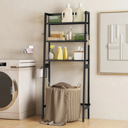 Étagère de rangement 3 niveaux au-dessus des toilettes avec réglable