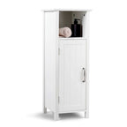 Meuble de rangement de salle de bain sur pied avec porte simple
