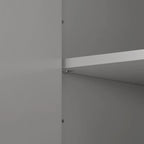 Armoire de rangement à 2 portes et 4 tiroirs pour salle de bain ou bureau