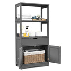 Meuble de rangement de salle de bain avec tiroir Étagère Armoire Meuble bas - Voir détails