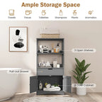 Meuble de rangement de salle de bain avec tiroir Étagère Armoire Meuble bas - Voir détails