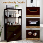 Meuble de rangement de salle de bain avec tiroir Étagère Armoire Meuble bas - Voir détails