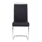 Chaises de salle à manger modernes en similicuir PU, lot de 4