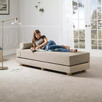 Lit de repos / Lit pliant grand format (Queen-Size) - Microvelours