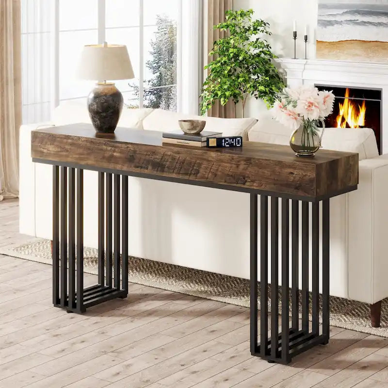 Table console de 55 pouces pour entrée