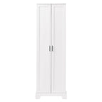 Armoire de rangement à deux portes pour salle de bains