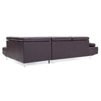 Canapé sectionnel en L 2 pièces en similicuir Riveredge de 277 cm de large - 76L x 109W x 28H