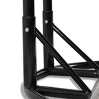 LeisureMod Fauteuil suspendu œuf 2 places avec support - Balançoire / hamac de patio en rotin osier pour extérieur/intérieur avec coussins