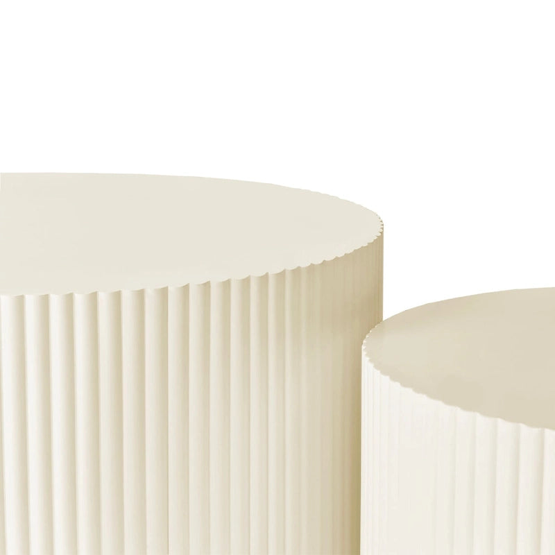 Ensemble de tables basses gigognes Wave Stripe