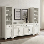 Ensemble buffet et bibliothèque 3 pièces Crosley Tara - 15x97x67,63
