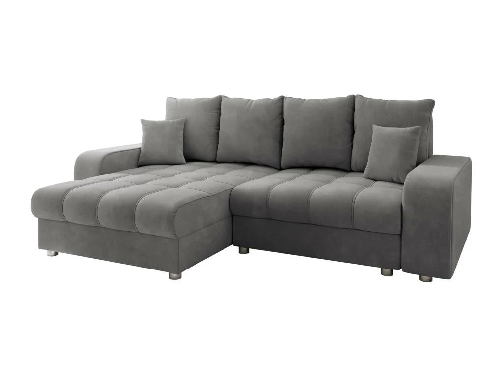 Canapé dangle Doucezen 102 Gris Fonction de couchage Bo?te de literie 250x166x94cm